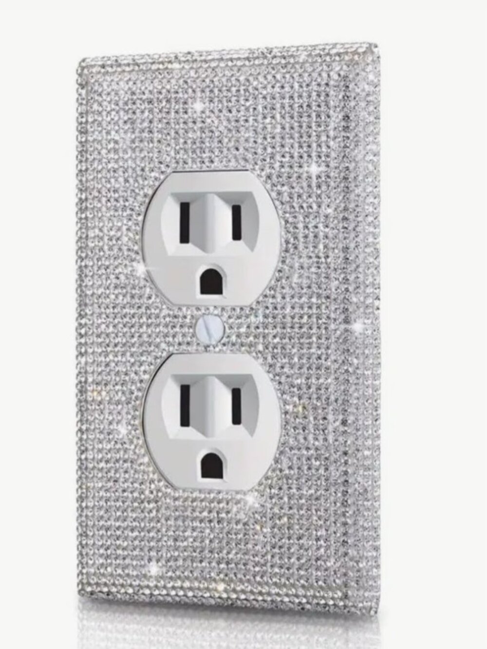 3 Rhinstone BLING!!! Outlet Covers and 1 Rocker Light Switch Cover